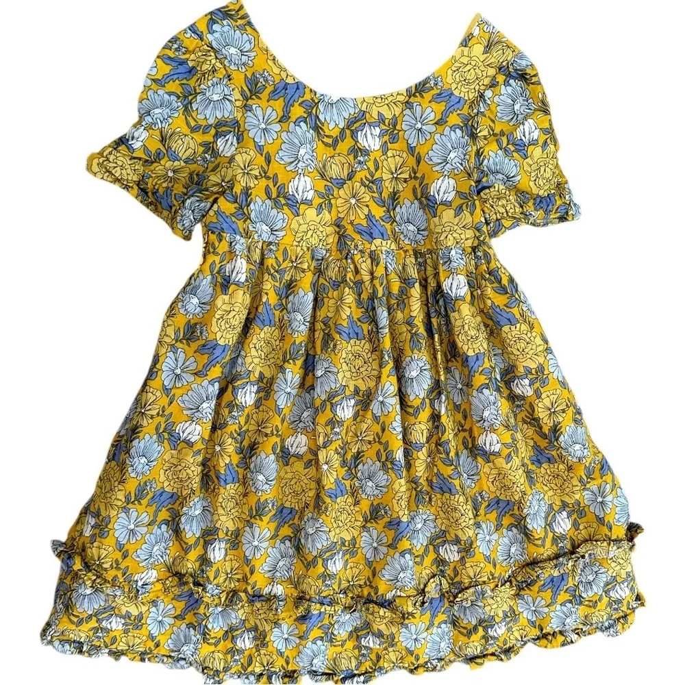 Joie 3T Toddler Girl Floral Rustic Elegant Boho Dress Cottage Core Prairie